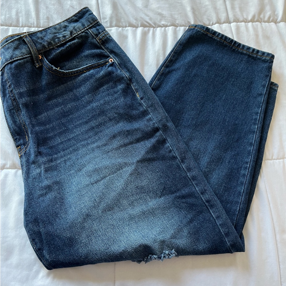 mom jeans size 14